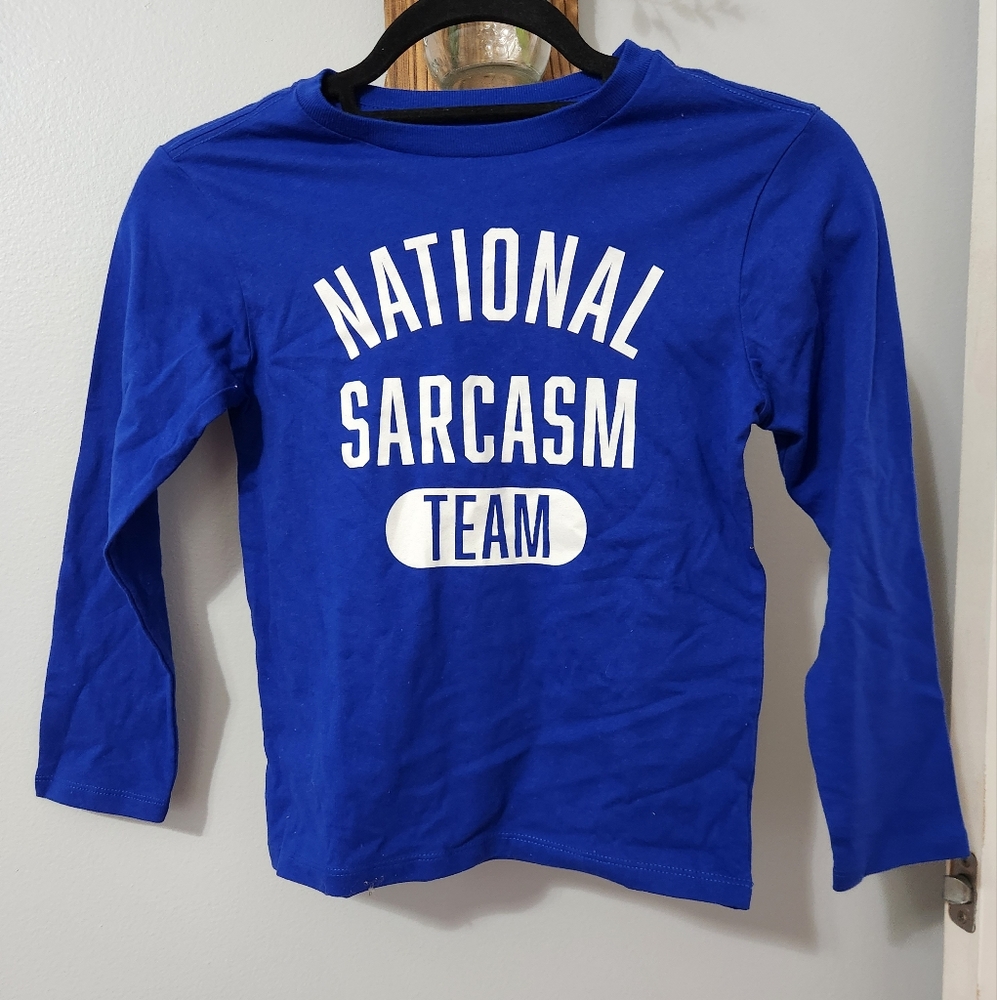 Kids National sarcasm Shirt Size 6